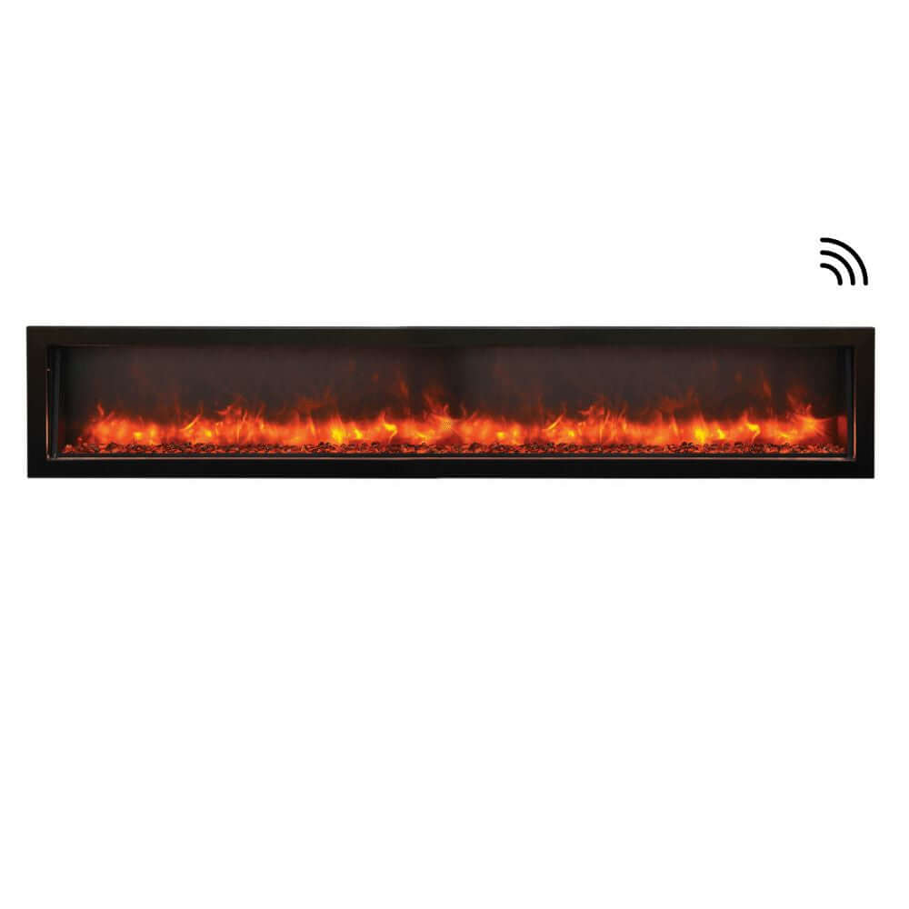 Amantii Panorama DEEP 88-Inch Built-in Smart Electric Fireplace