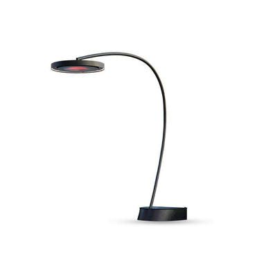 Bromic Eclipse portable infrared electric heater with stylish curved design and dimmer feature.