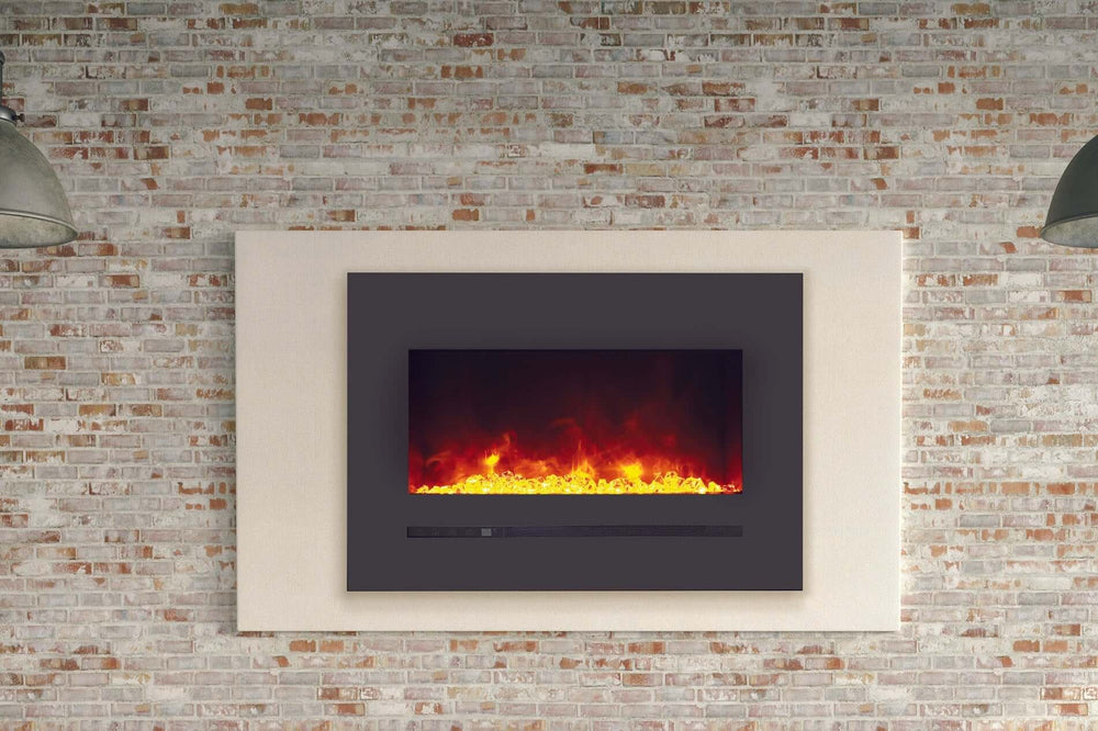 Sierra Flame 32-inch Wall Mount / Recessed Electric Fireplace