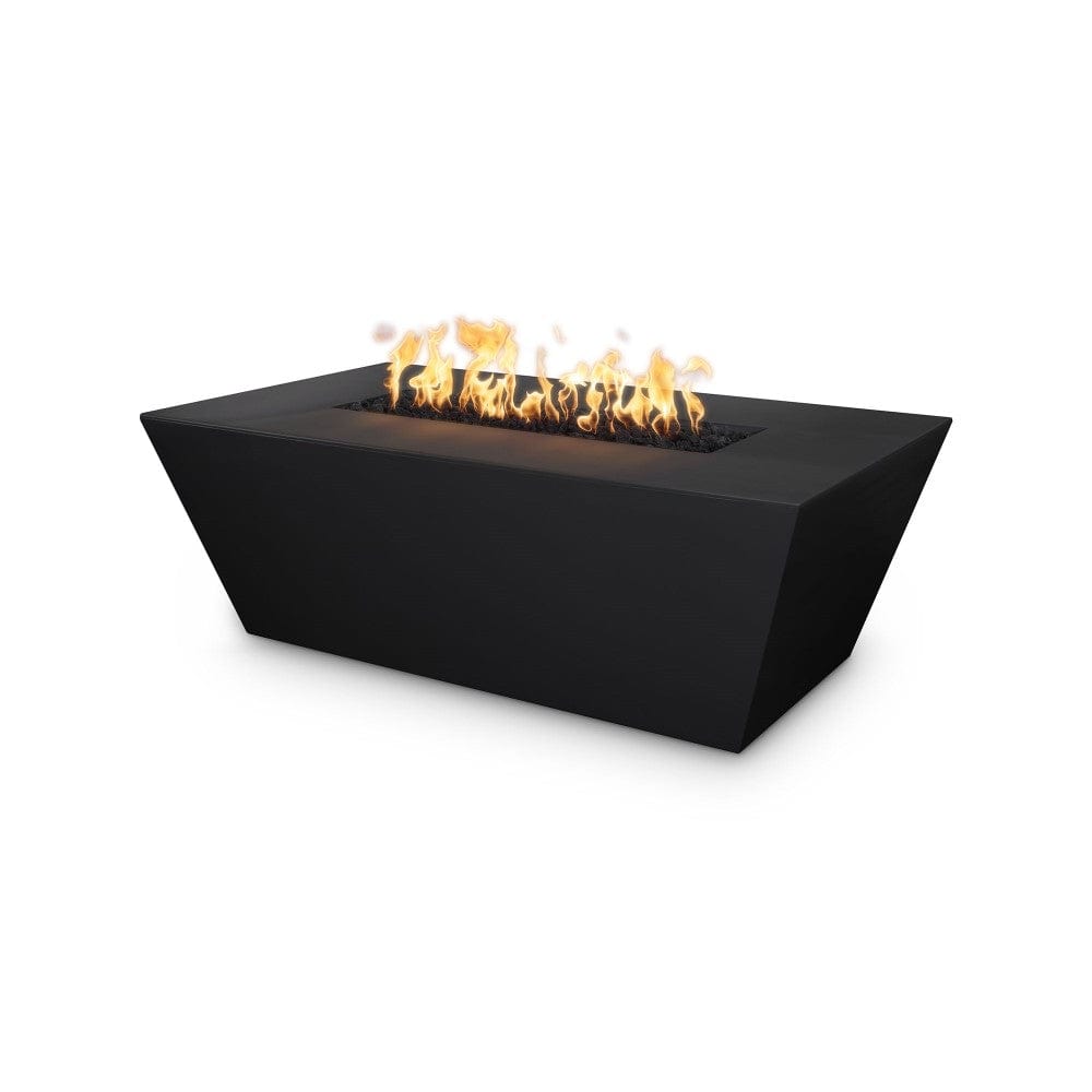 Outdoor Plus Angelus 60-Inch Rectangular GFRC Gas Fire Pit Table - Flame Sense