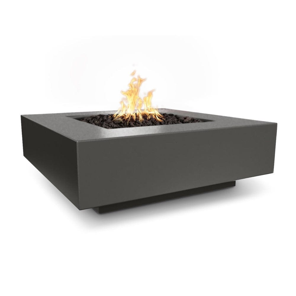 Outdoor Plus Cabo Square GFRC Gas Fire Pit Table - Match Lit