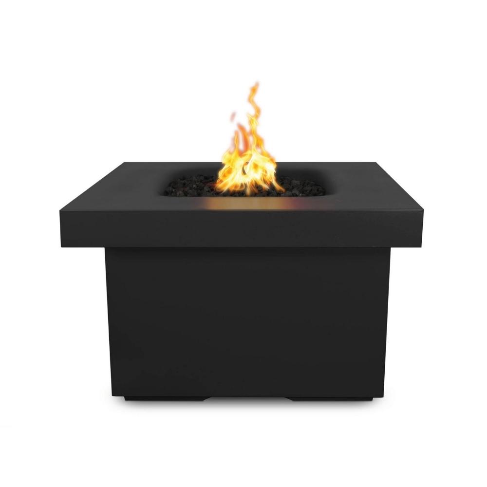 Outdoor Plus Ramona 36-Inch Square GFRC Gas Fire Pit Table - Electronic