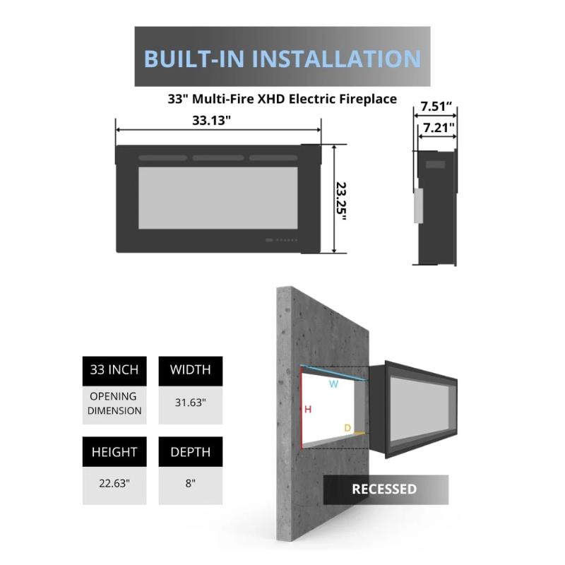 Dimplex Multi-Fire XHD Electric Firebox