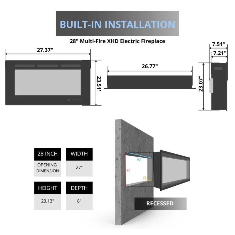 Dimplex Multi-Fire XHD Electric Firebox