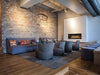 Napoleon Luxuria™ Direct Vent Gas Fireplace - on a living room 