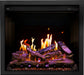Napoleon Elevation™ X 36 Electric Fireplace with LCD Enhancement - log with flame