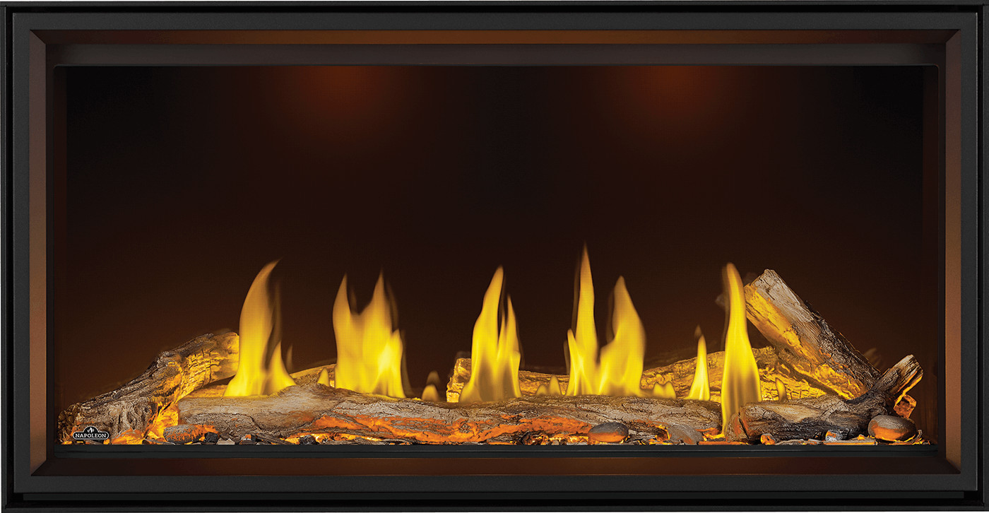 Napoleon Tall Linear Vector Direct Vent Gas Fireplace