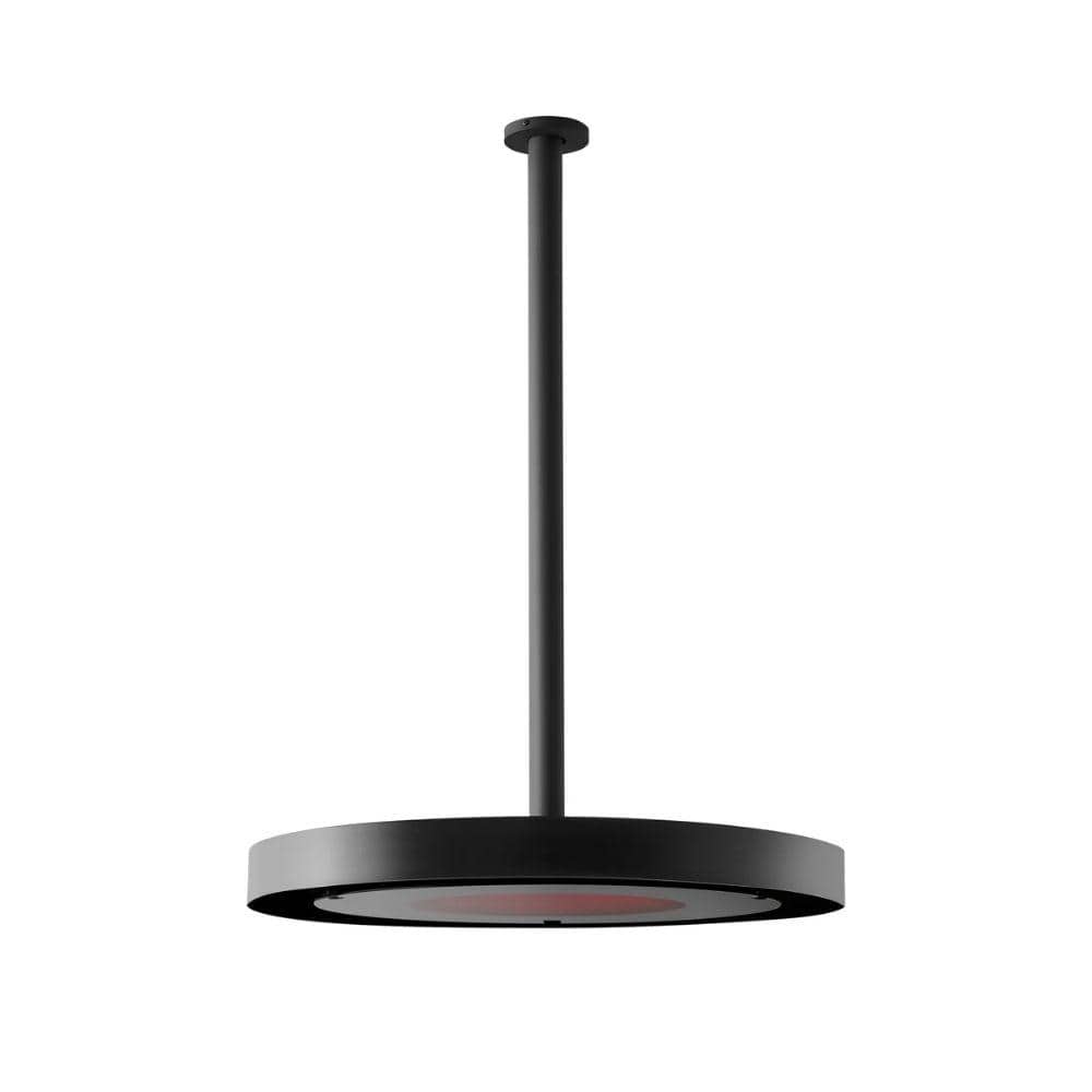 Bromic Eclipse Smart-Heat 2900 W ceiling-mounted electric heater in sleek black design.