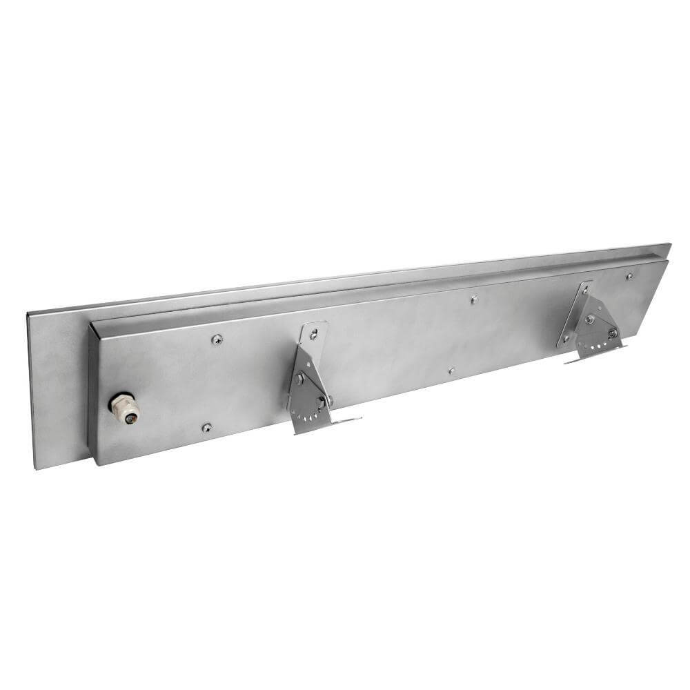 Bromic Platinum Smart-Heat electric heater bracket for wall or ceiling mounting, made of durable stainless steel.
