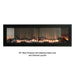 Empire Boulevard 36-Inch/48-Inch Linear Vent-Free Gas Fireplace - 48-inch wide fireplace with stainless steel liner and optional log set on a white background