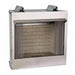 Empire Carol Rose Outdoor Premium Stainless Steel Firebox - Stainless steel fireplace screen with mesh design on a white background