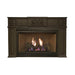 Empire Innsbrook 31-Inch Vent-Free Gas Fireplace Insert - Decorative fireplace with a lit fire on a white background