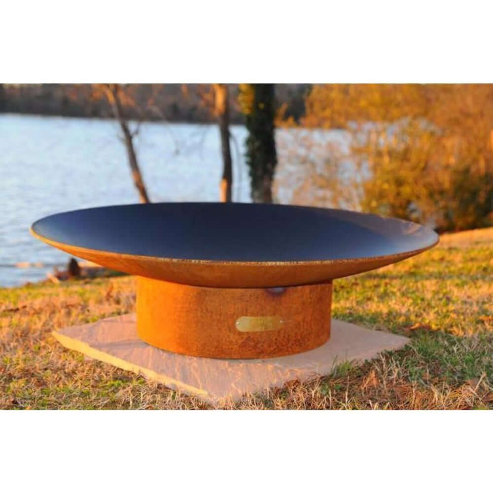 Fire Pit Art Asia 36-Inch Handcrafted Carbon Steel Fire Pit (AS36) - outdoors