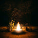 Fire Pit Art Fire Surfer 30-Inch Portable Handcrafted Stainless Steel Gas Fire Pit - next to some parts 