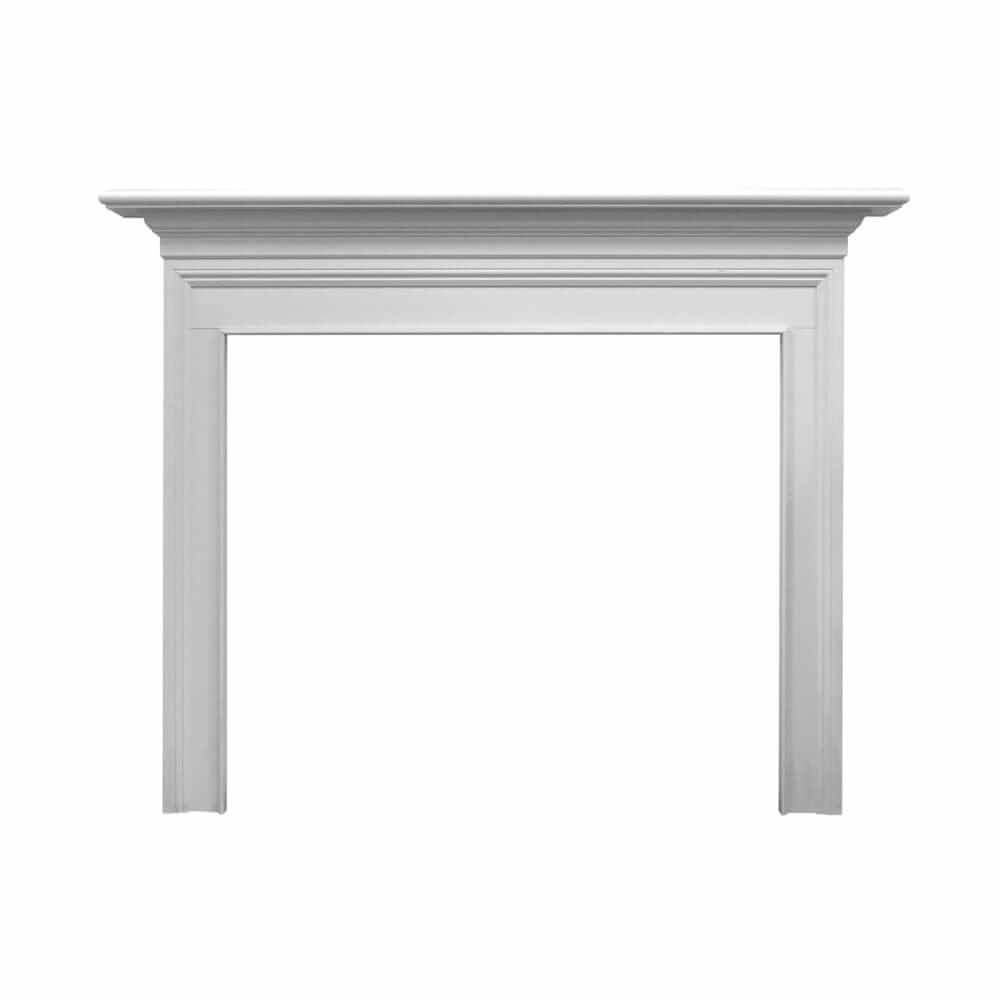 Majestic Richland Wood Mantel, a transitional wood mantel that fits traditional and modern home decor.
