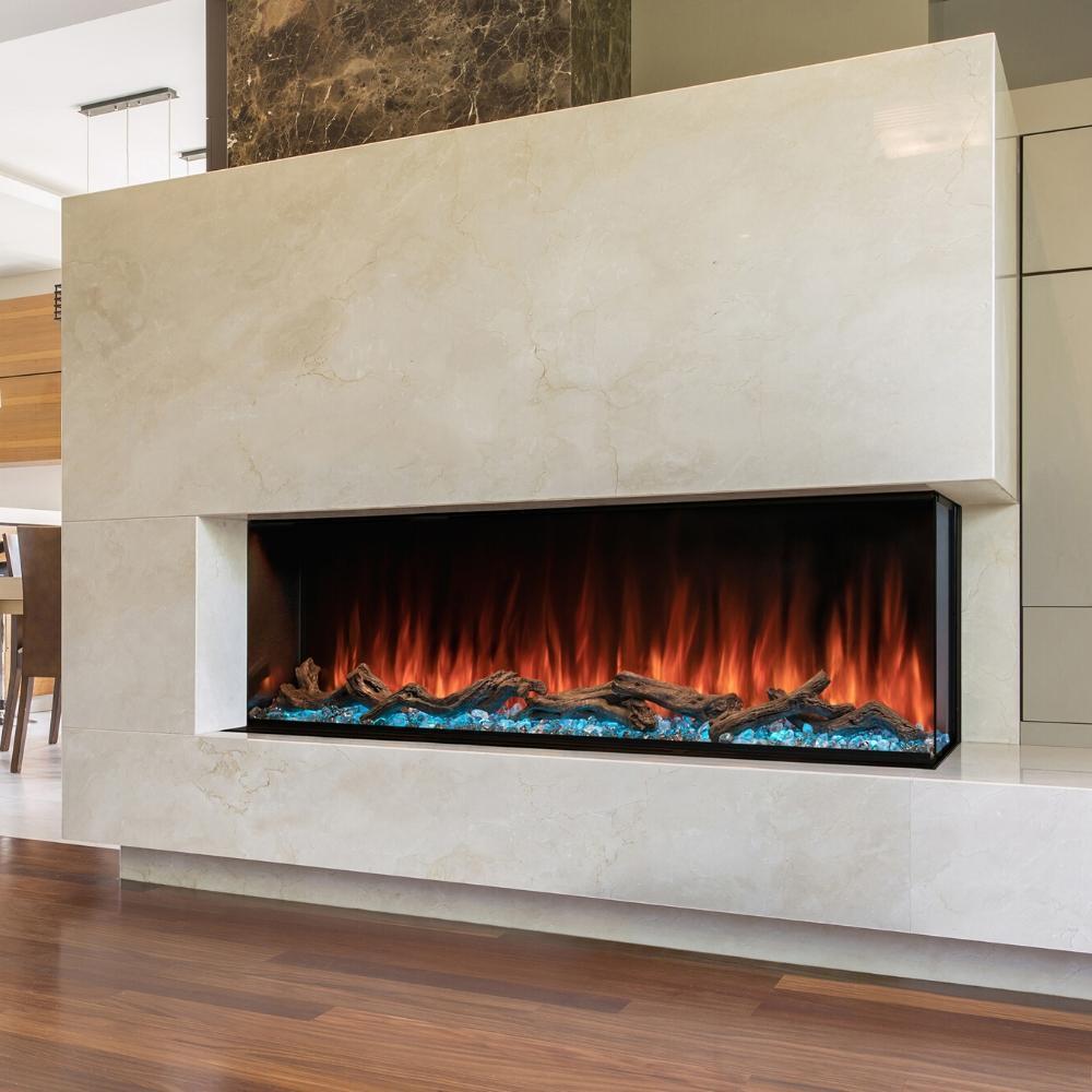 Modern Flames "Landscape Pro Multi" 3-Sided Smart Electric Fireplace, Sizes: 44"- 120"