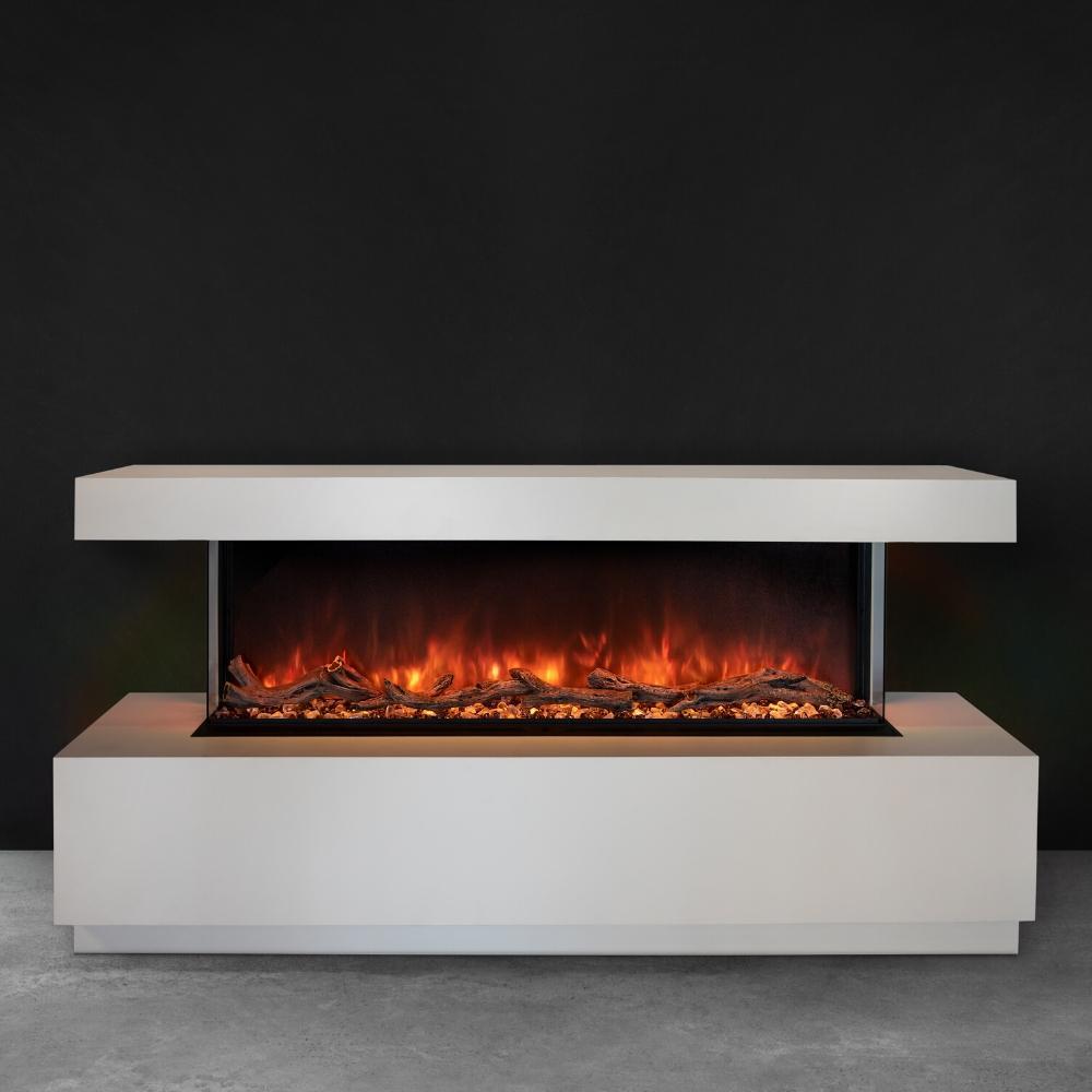 Modern Flames "Landscape Pro Multi" 3-Sided Smart Electric Fireplace, Sizes: 44"- 120"