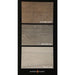 Allwood Fireplace Wall System for Spectrum Slimline Electric Fireplace - Three wood panel samples labeled Weathered Walnut, Driftwood Gray, and Coastal Sand on a black background. Modern Flames branding at the bottom.