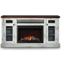Napoleon The Charlotte TV Stand with Electric Fireplace for 75-Inch TV (NEFP30-3820AW)