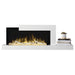 Napoleon Stylus 59-Inch wall mounted electric fireplace with USB charging and contemporary minimalist design.
