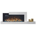 Napoleon Stylus Cara Elite 59-inch wall-mounted electric fireplace featuring realistic flames and modern design.