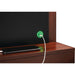 USB charging port for convenient device charging near the Napoleon Stylus electric fireplace.