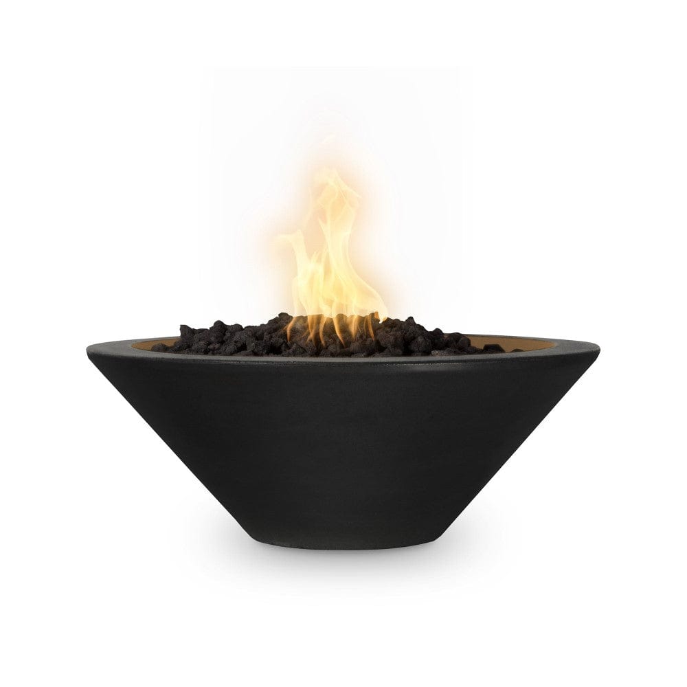 Outdoor Plus Cazo 31-Inch Round Concrete Gas Fire Bowl - Match Lit (OPT-31RFO)