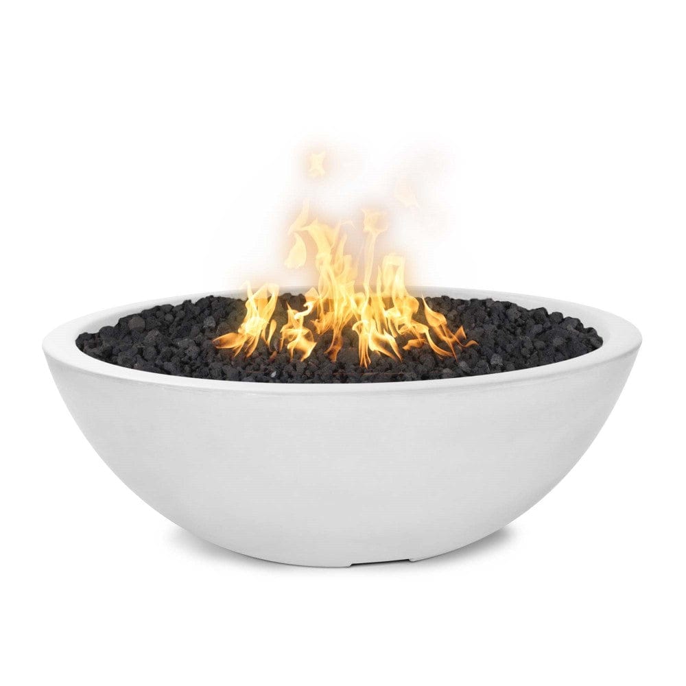 Outdoor Plus Sedona 27-Inch Round Concrete Gas Fire Bowl - Electronic (OPT-27RFOE)
