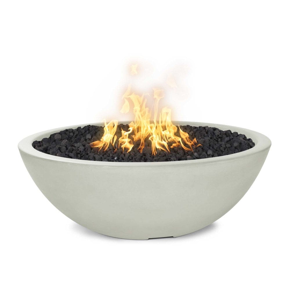 Outdoor Plus Sedona 27-Inch Round Concrete Gas Fire Bowl - Electronic (OPT-27RFOE)