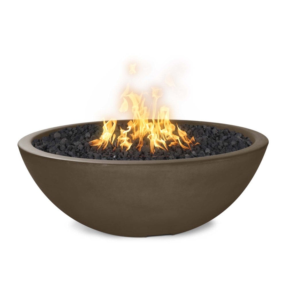 Outdoor Plus Sedona 27-Inch Round Concrete Gas Fire Bowl - Electronic (OPT-27RFOE)