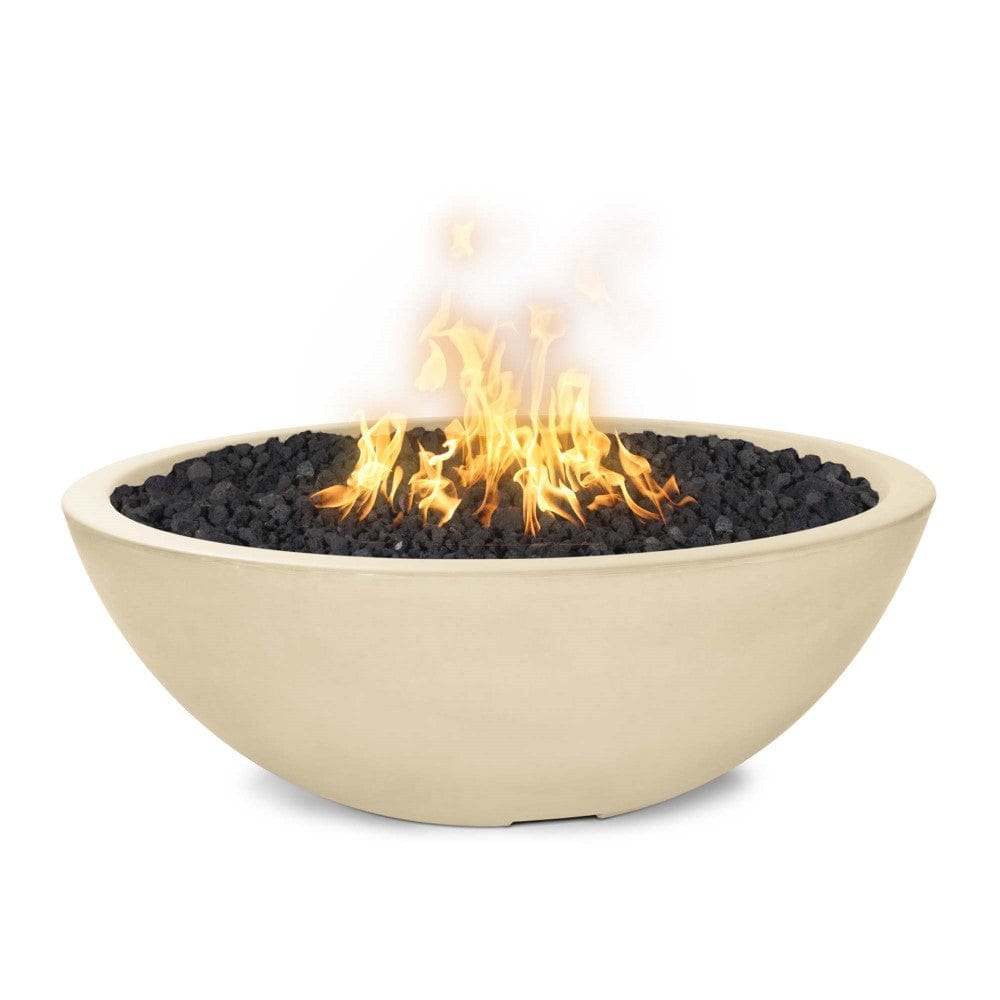 Outdoor Plus Sedona 27-Inch Round Concrete Gas Fire Bowl - Electronic (OPT-27RFOE)