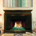 Real Fyre Contemporary 30-Inch Vent-Free Gas Fire Glass Set Insert - next to a table