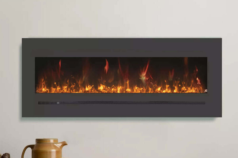 Sierra Flame 66-inch Mount / Recessed Electric Fireplace