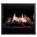 SimpliFire Front For Inception Built-In Electric Fireplace - A cozy fireplace with burning logs and vibrant flames.