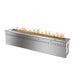 The Bio Flame 30-Inch Smart Remote Controlled Ethanol Burner - A fireplace in white background