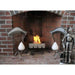 The Bio Flame 5L Ethanol Indoor/Outdoor Fireplaces Burner - A warm fire blazes in a fireplace