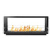 The Bio Flame 60-Inch Smart Firebox DS - See-Thru Ethanol Fireplace - A black fireplace on a white background