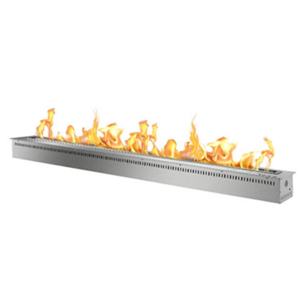 84" Smart Remote Controlled Black or Stainless Steel Ethanol Burner