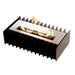 The Bio Flame Fireplace Insert Kit 16-Inch Ethanol Burner with Grate - A fireplace on a white background