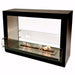 The Bio Flame Sek XL 53-Inch Free Standing See-Through Ethanol Fireplace - A fireplace on a white background