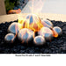 Outdoor Plus Florence 42-Inch GFRC Gas Fire Pit - Match Lit (OPT-FL42) - steel balls 