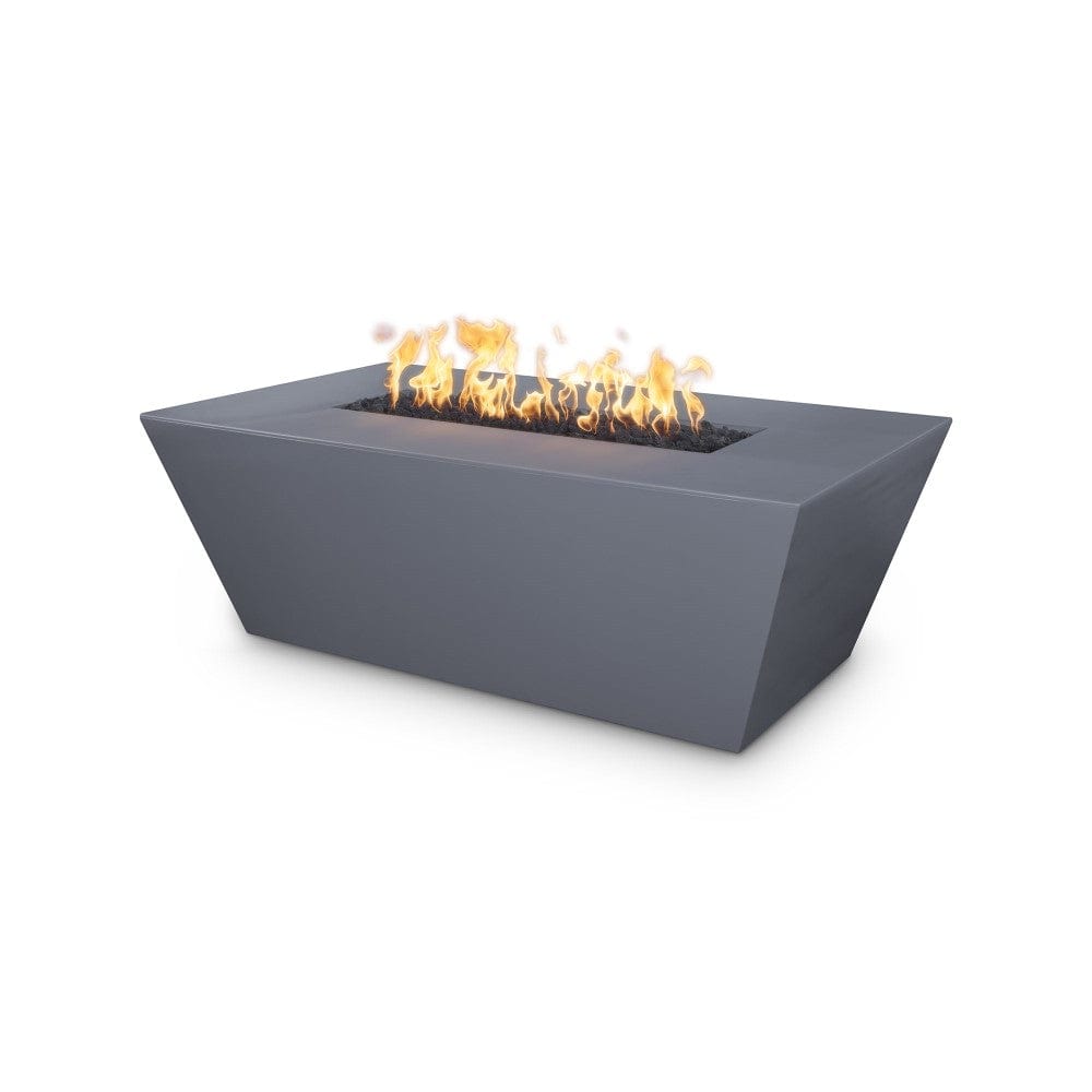 Outdoor Plus Angelus 60-Inch Rectangular GFRC Gas Fire Pit Table - Flame Sense