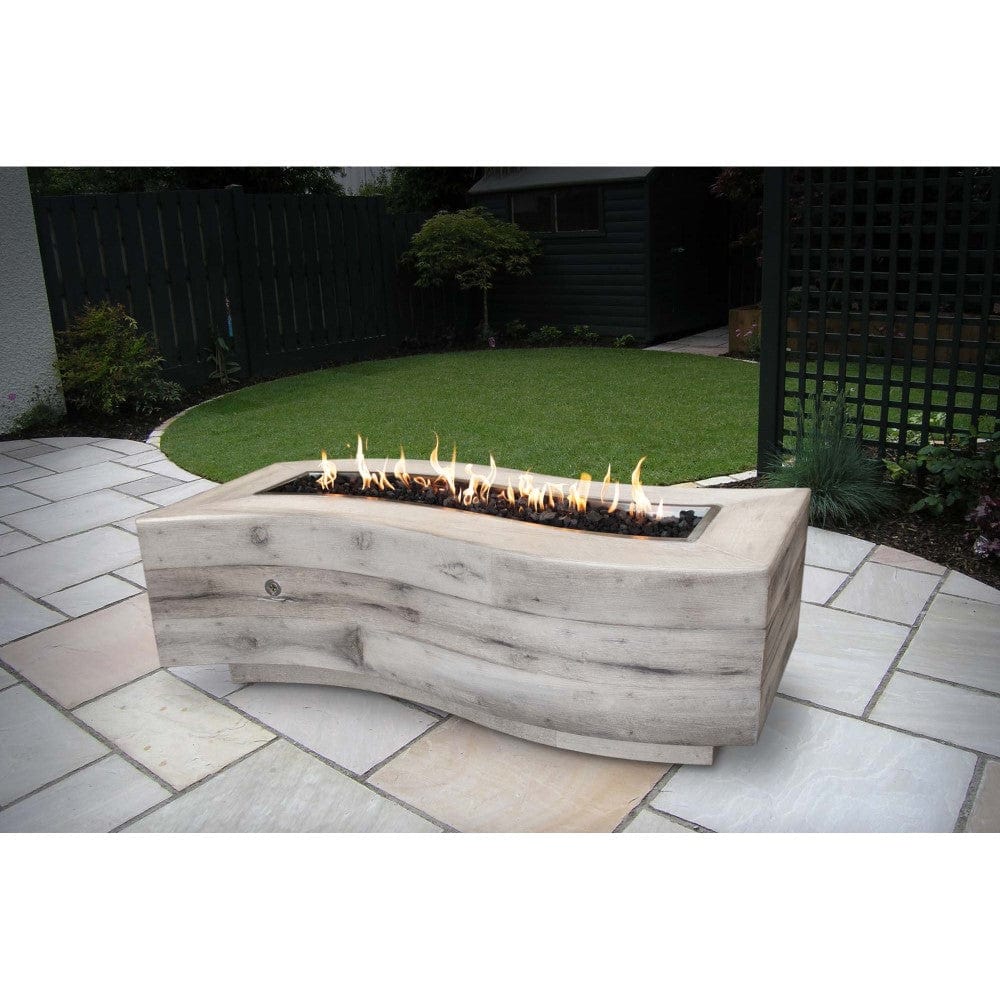 Outdoor Plus Big Sur GFRC Gas Fire Pit - Match Lit