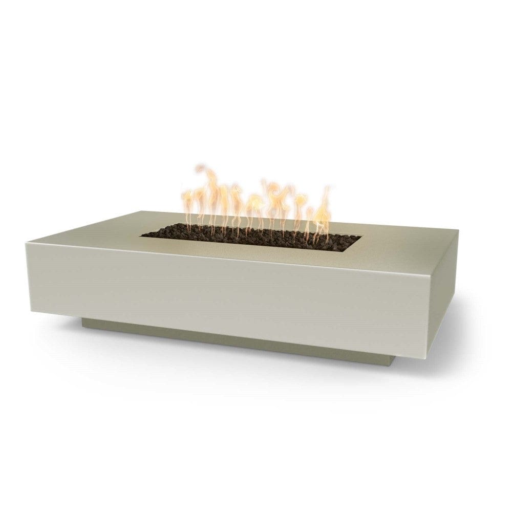 Outdoor Plus Cabo 56-Inch Rectangular GFRC Gas Fire Pit Table - Match Lit