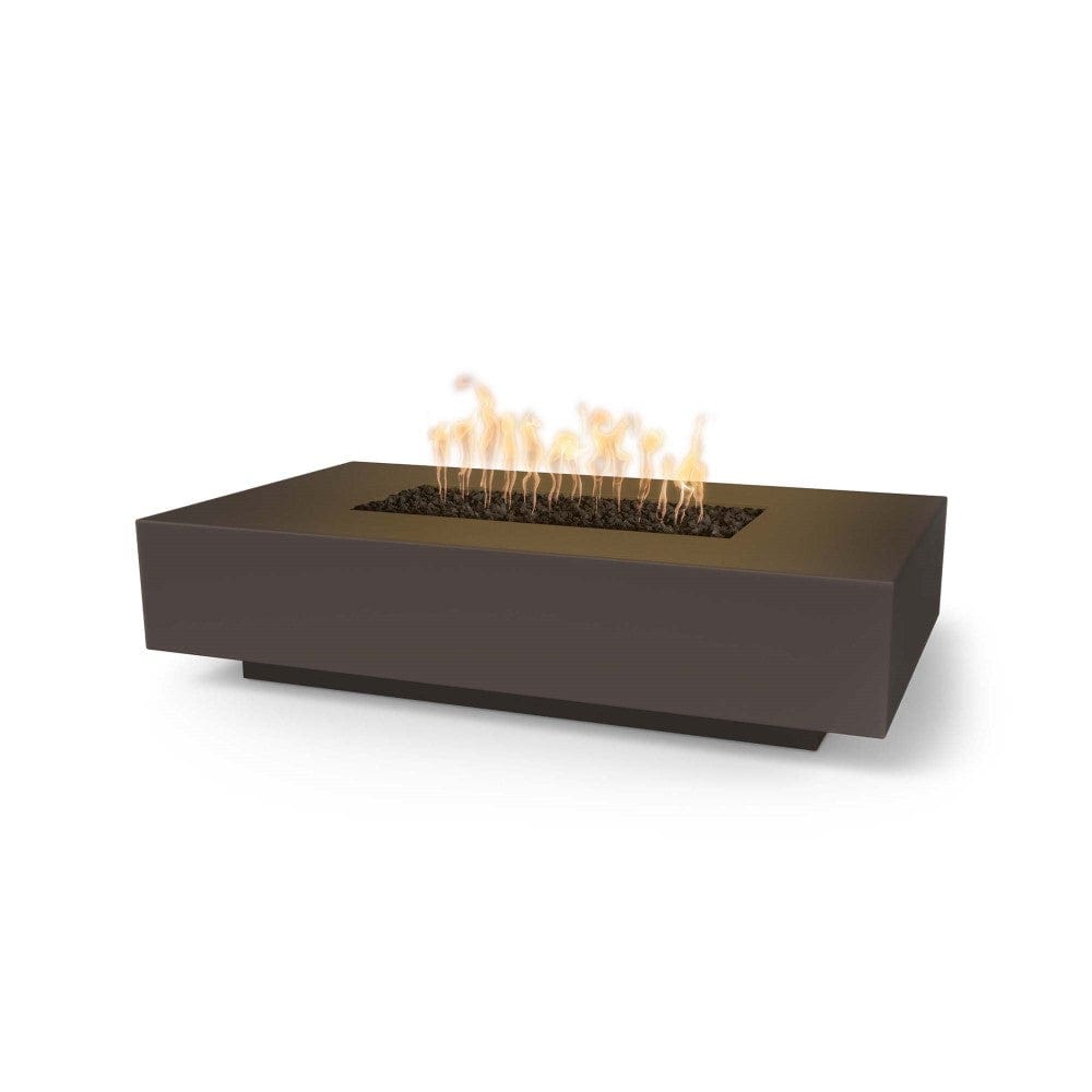 Outdoor Plus Cabo 66-Inch Rectangular GFRC Gas Fire Pit Table - Flame Sense