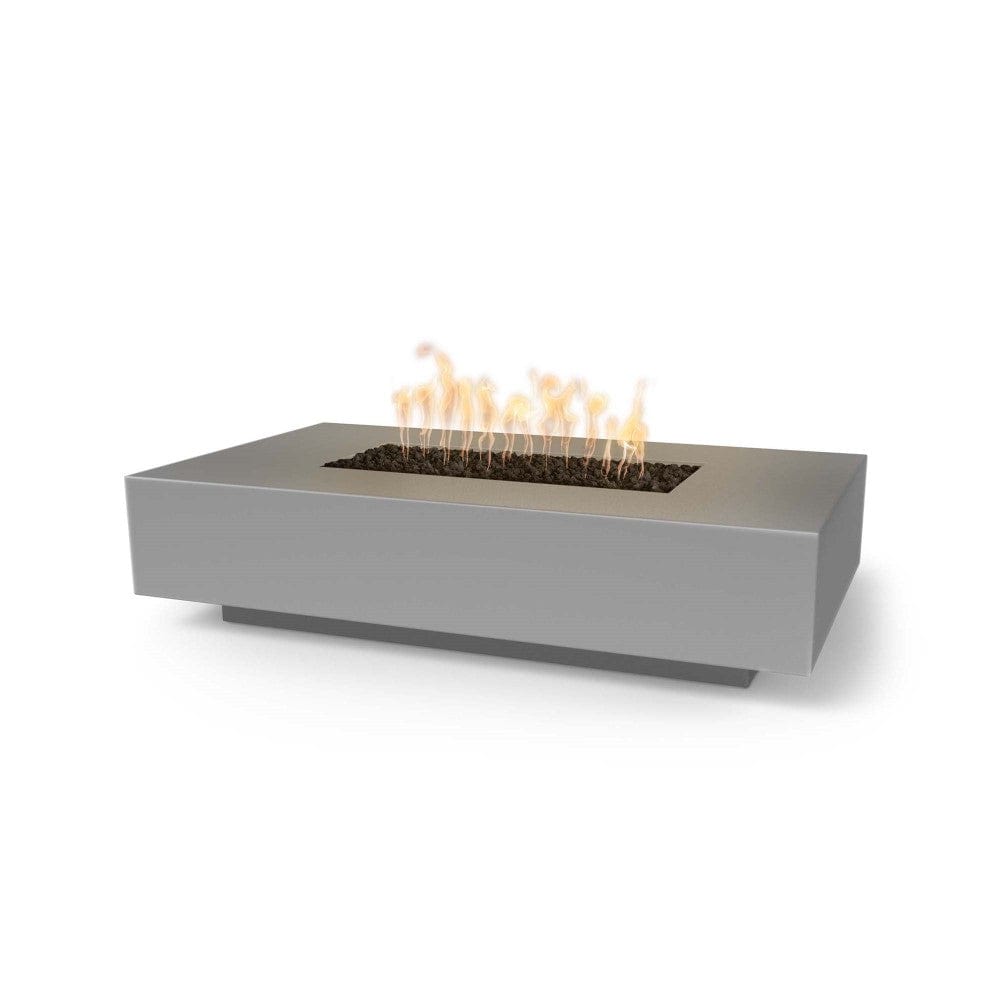 Outdoor Plus Cabo 66-Inch Rectangular GFRC Gas Fire Pit Table - Match Lit