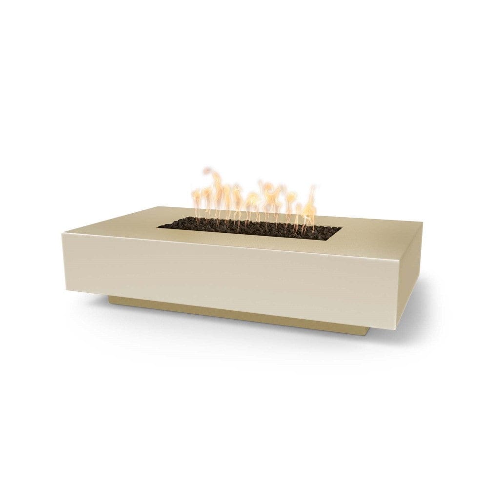Outdoor Plus Cabo 66-Inch Rectangular GFRC Gas Fire Pit Table - Match Lit