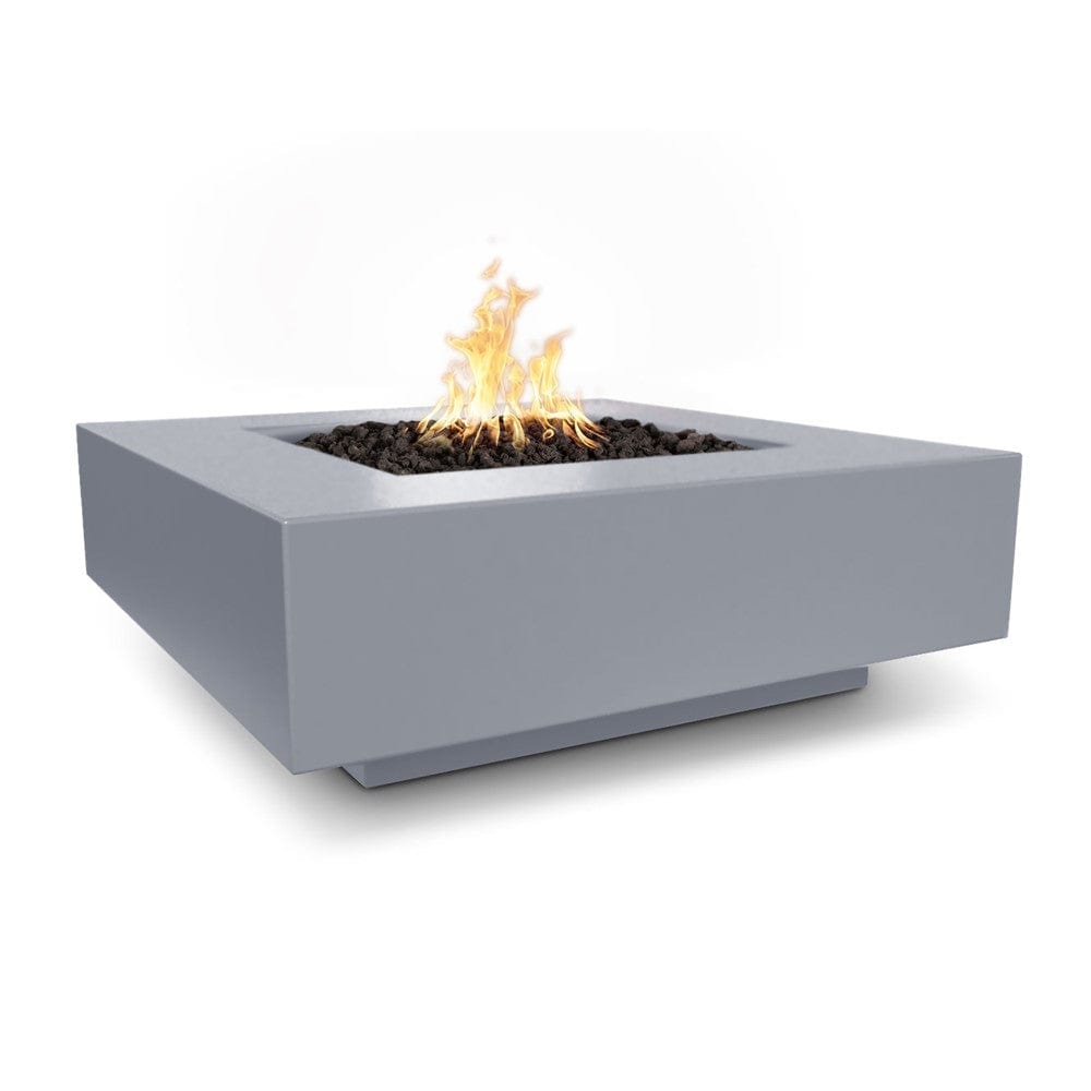 Outdoor Plus Cabo Square GFRC Gas Fire Pit Table - Flame Sense