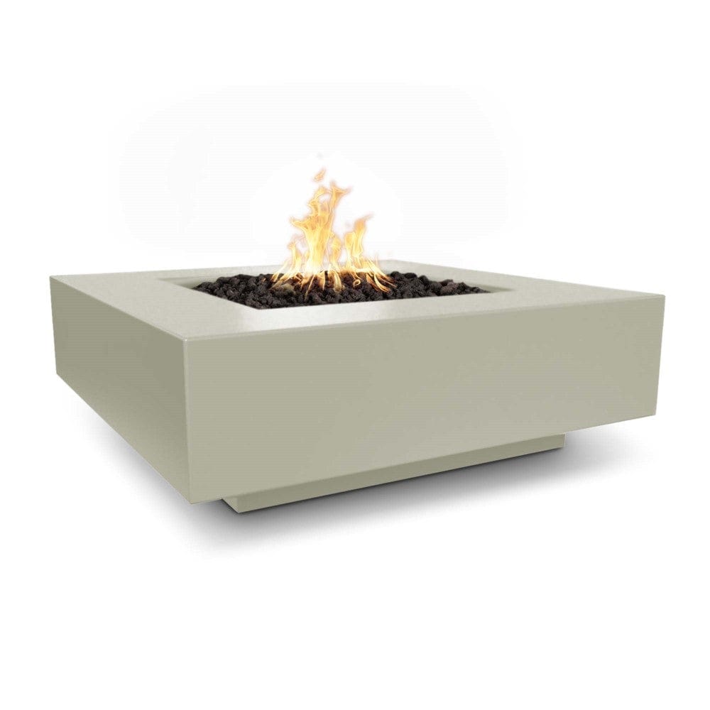 Outdoor Plus Cabo Square GFRC Gas Fire Pit Table - Flame Sense