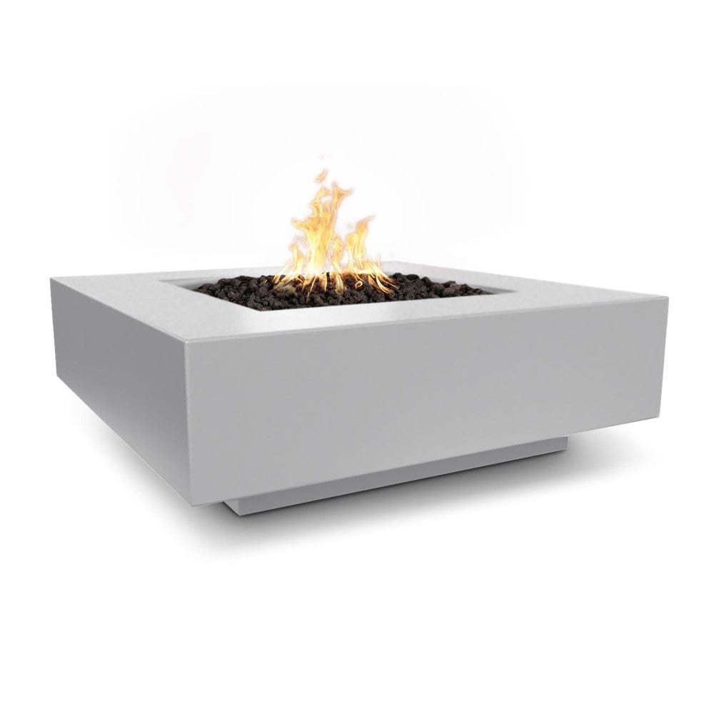 Outdoor Plus Cabo Square GFRC Gas Fire Pit Table - Flame Sense
